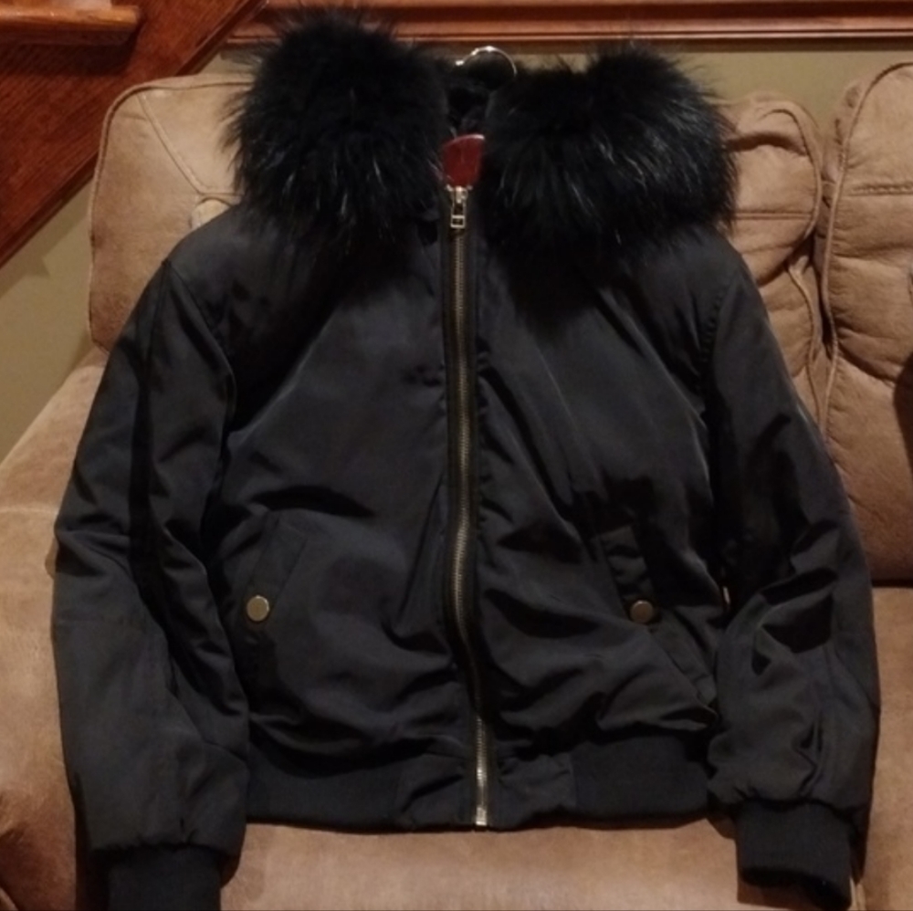 Woman's bomber coat - Picture 9 of 9